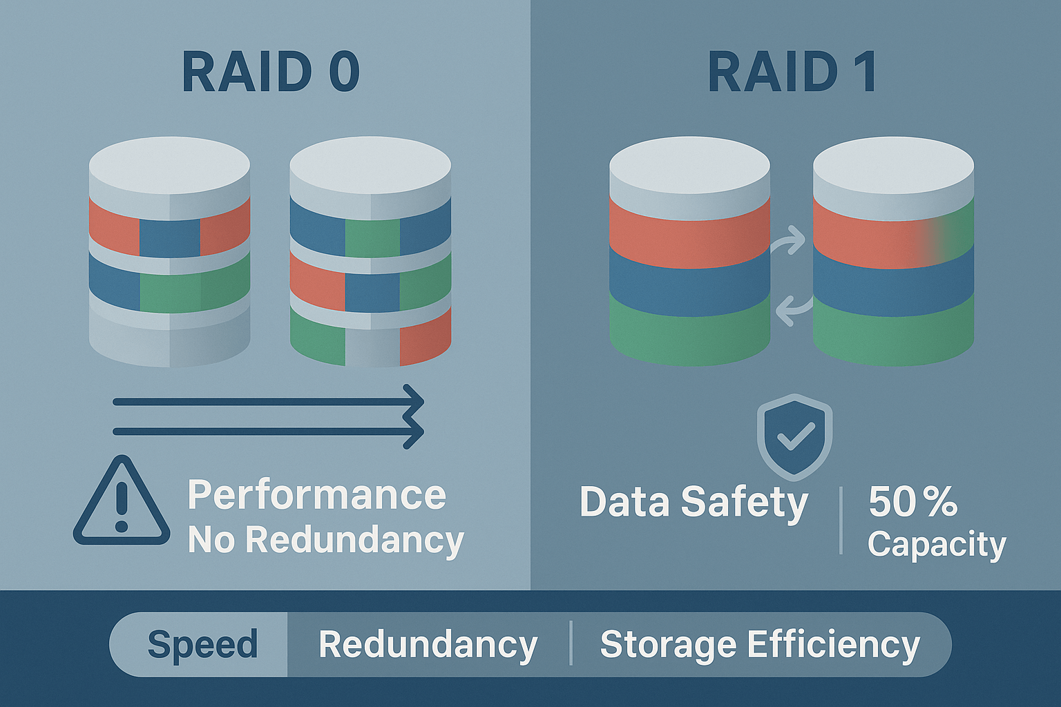 RAID 0 vs RAID 1: Speed or Data Security for Your NAS? – UGREEN NAS UK