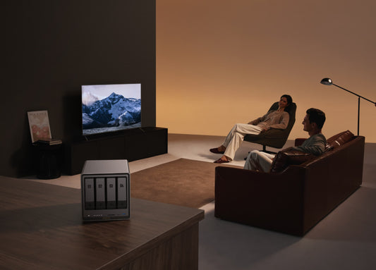 UGREEN 4-bay NAS is suitable for home theater use.
